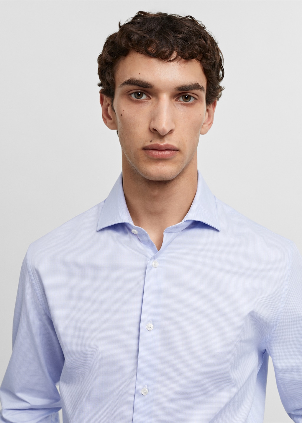 Chemise costume slim fit structurée - Détail de l'article 1