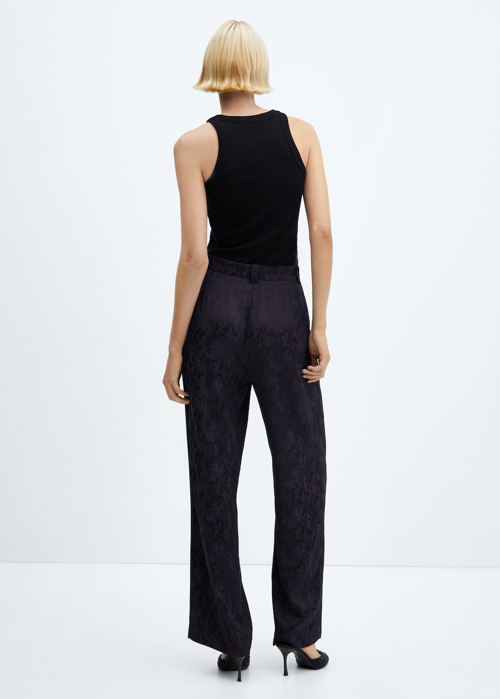 Pantalon de costume jacquard - Verso de l’article