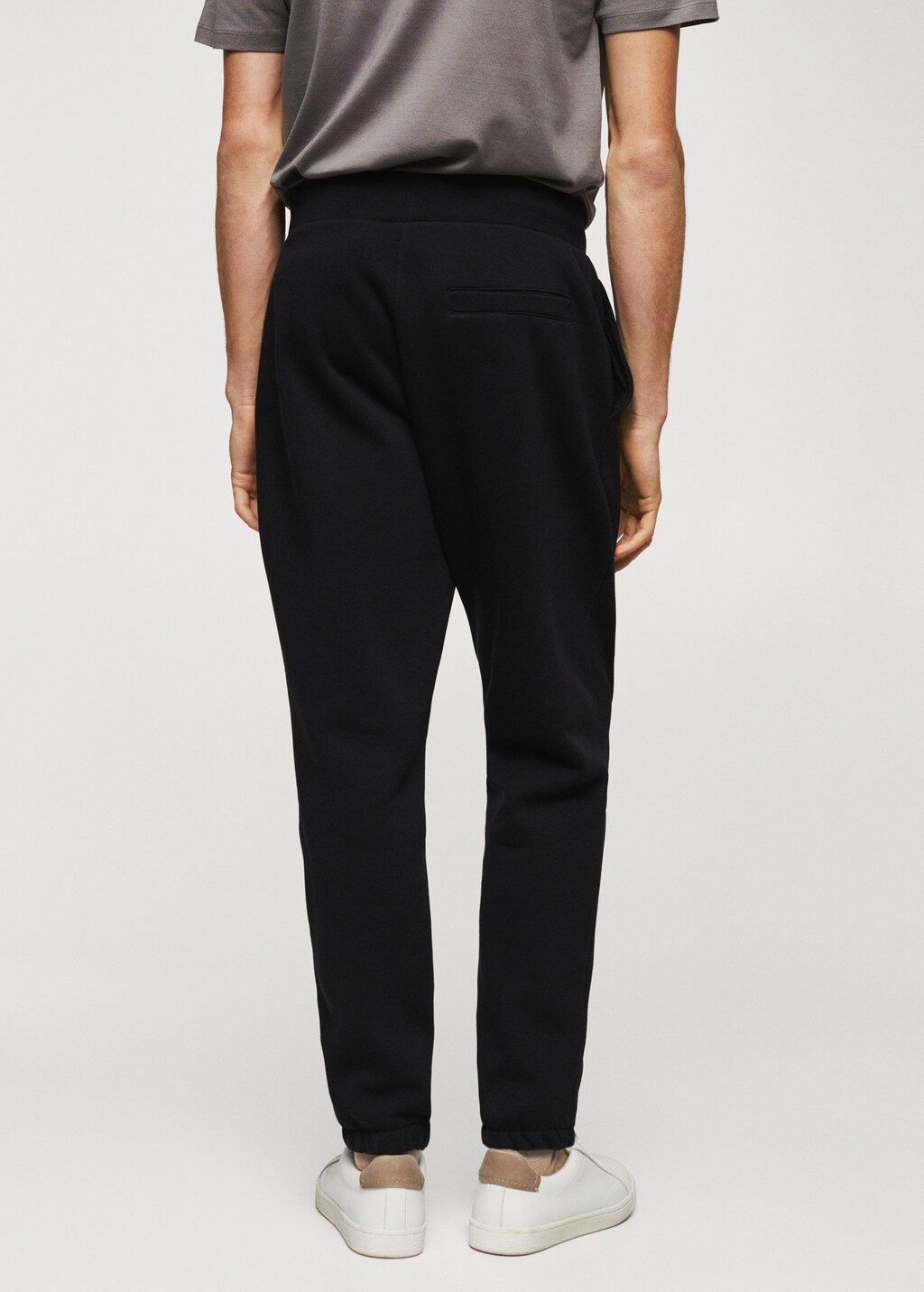 Cotton jogger-style trousers - Reverse of the article