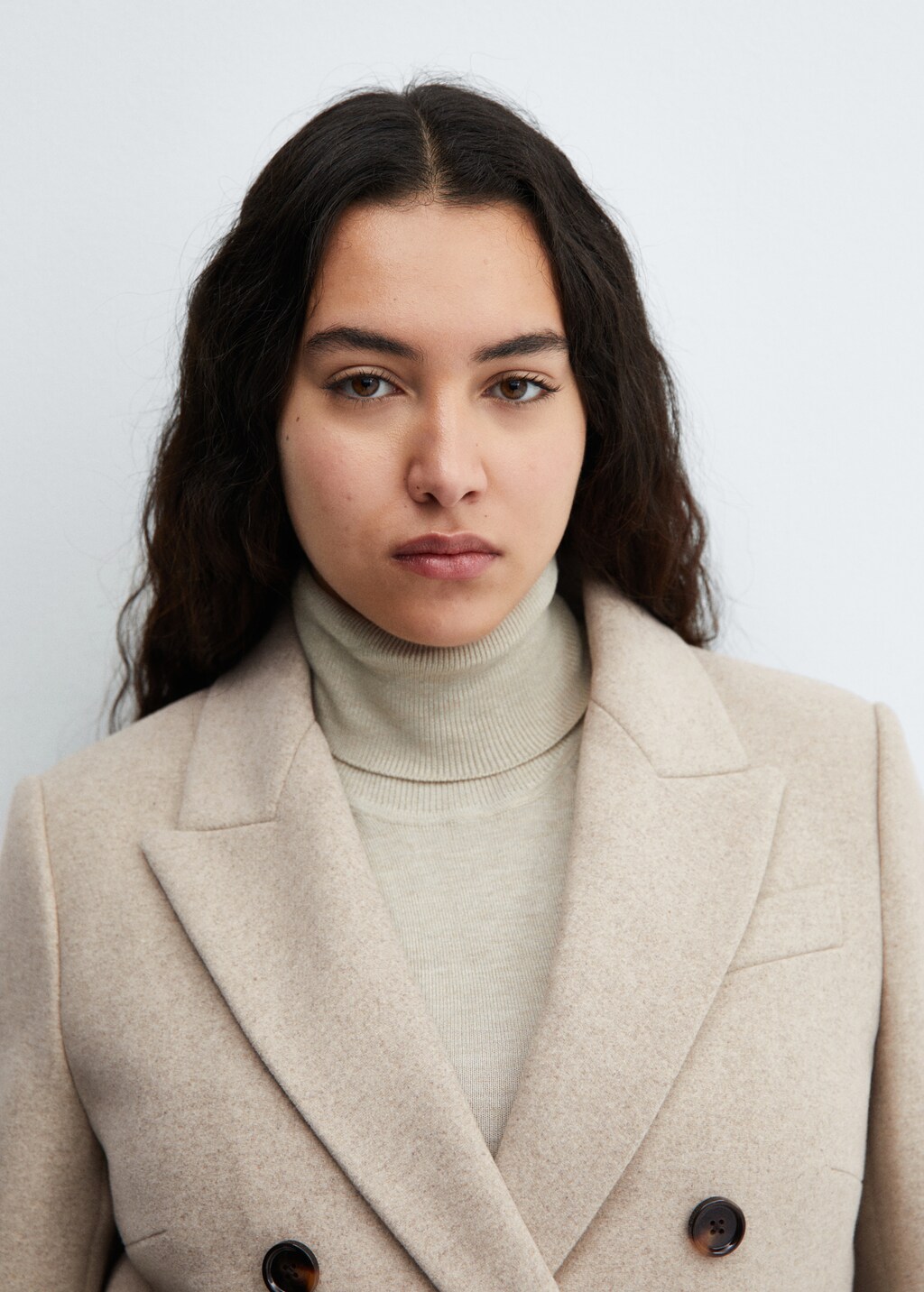 Double-breasted wool coat - Details of the article 4