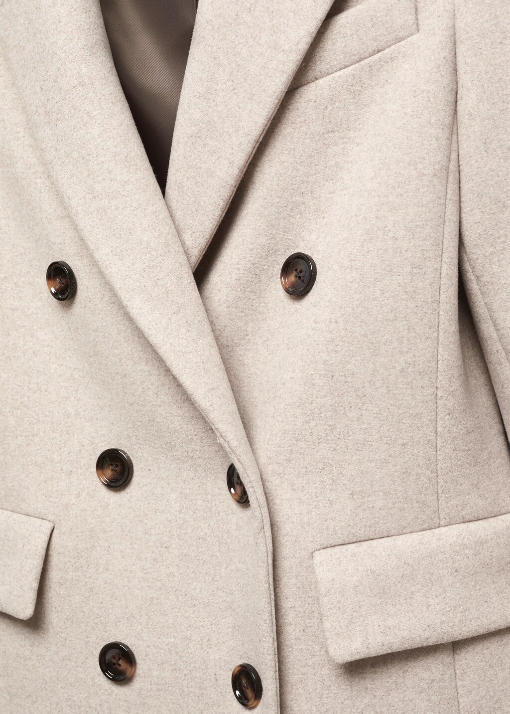 Double-breasted wool coat - Details of the article 8