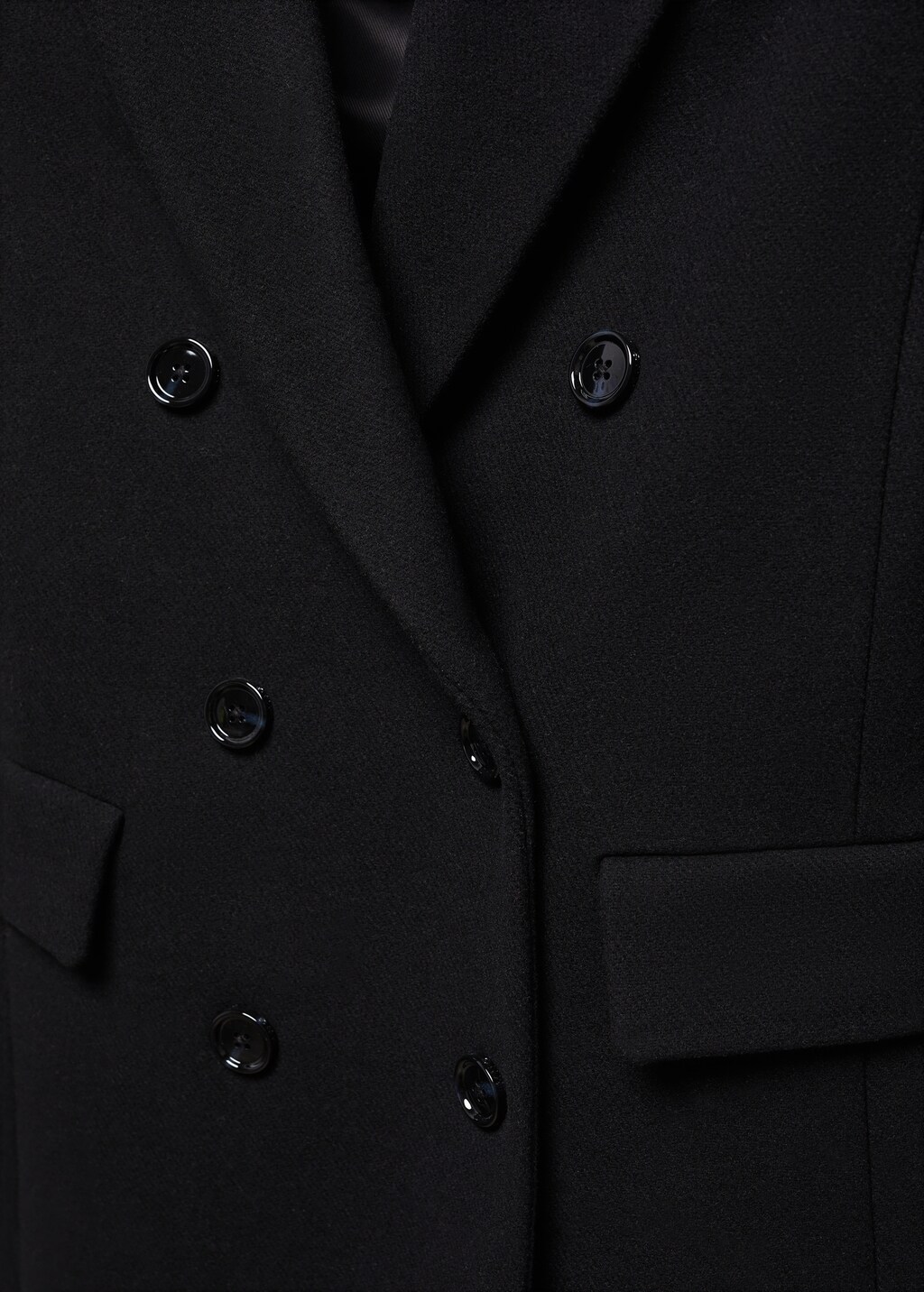 Double-breasted wool coat - Details of the article 8