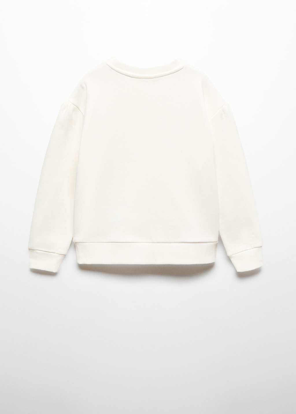 Sweat-shirt coton imprimé - Verso de l’article