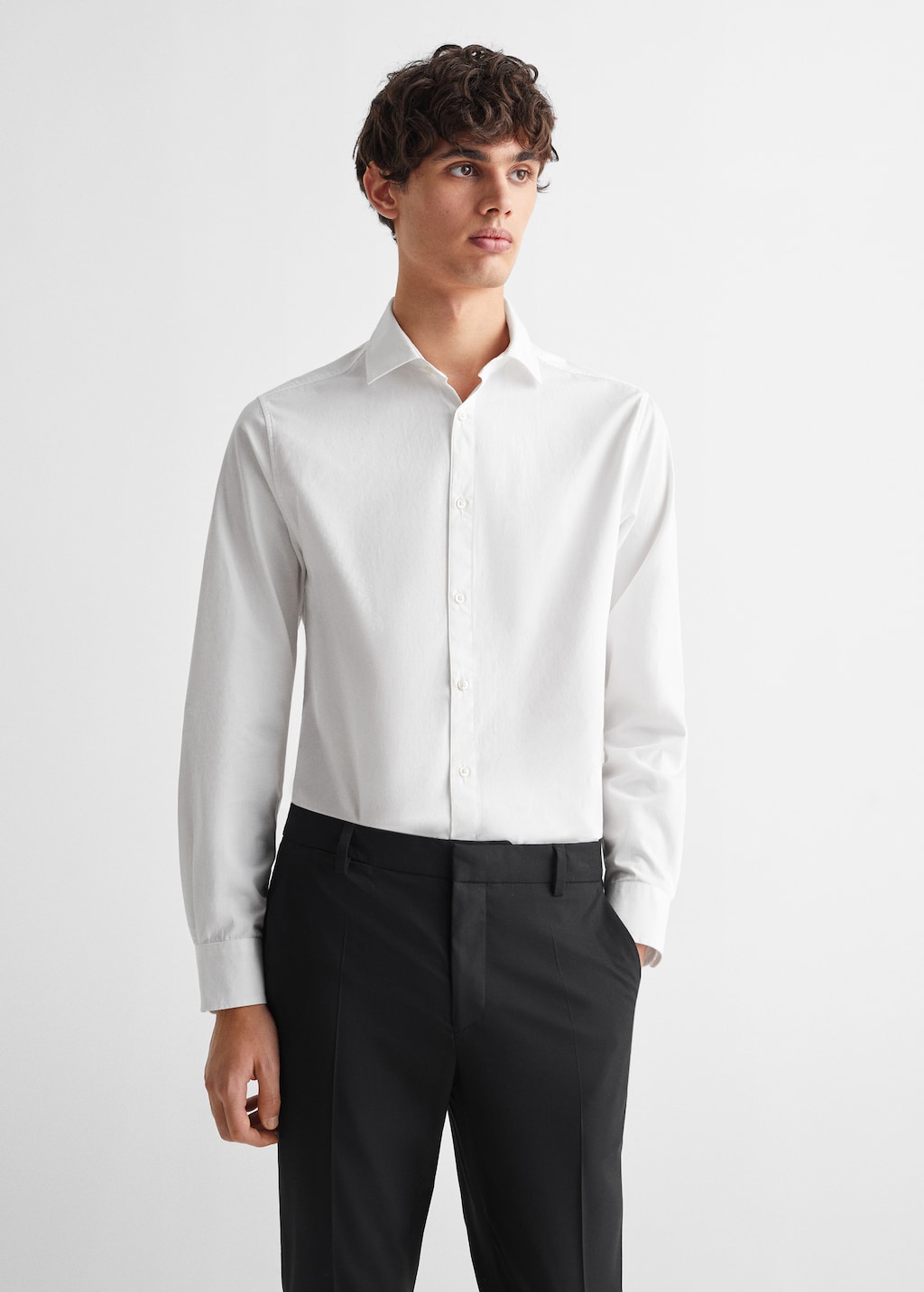 Oxford cotton shirt - Medium plane