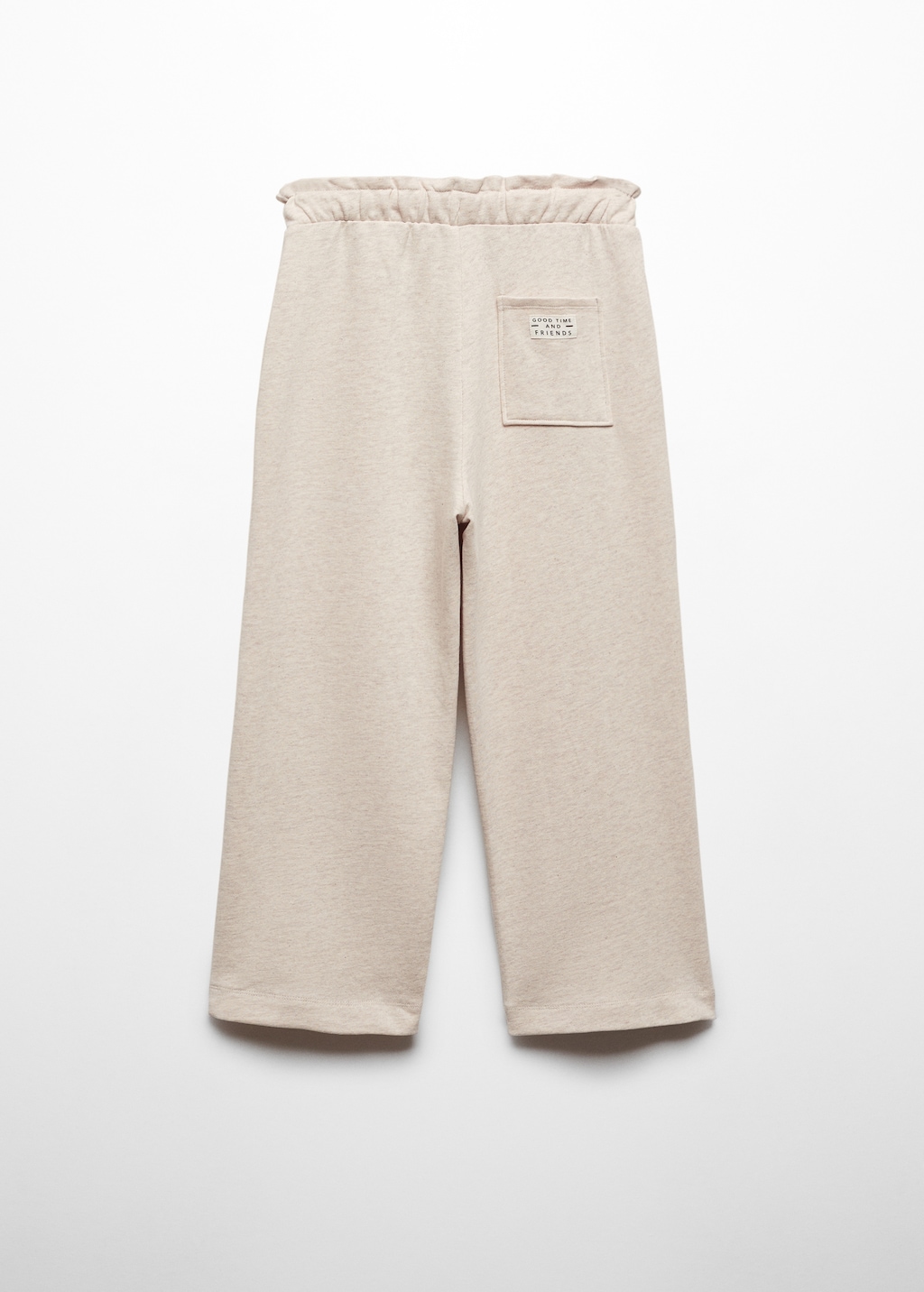 Cotton culotte trousers - Reverse of the article