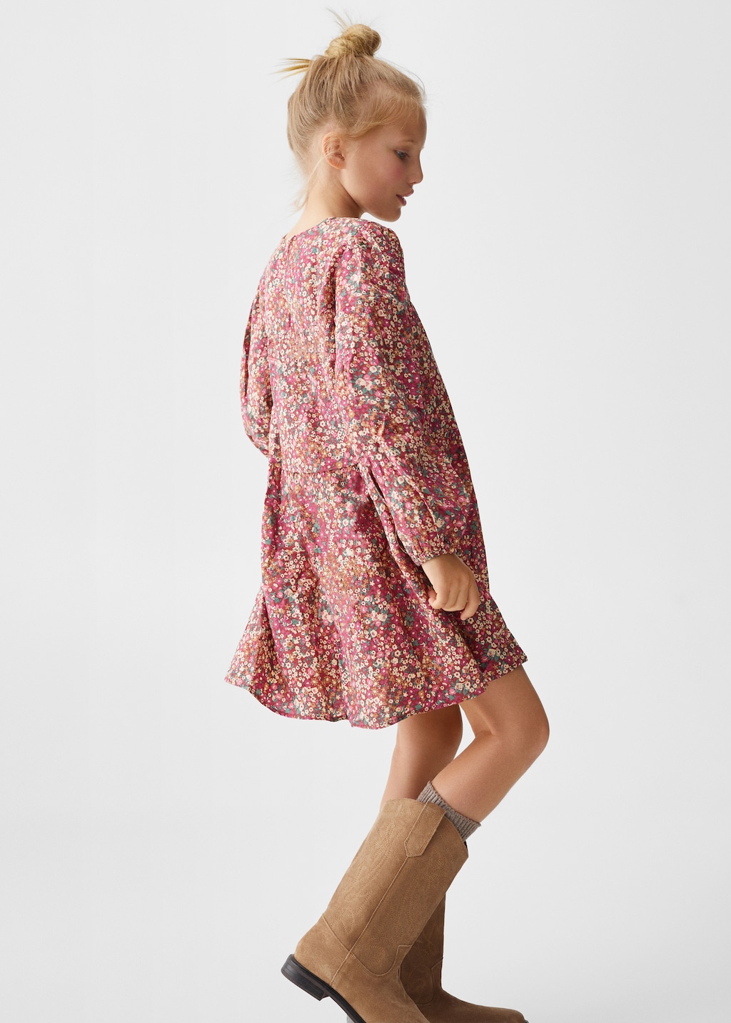 Vestit estampat floral - Pla mig