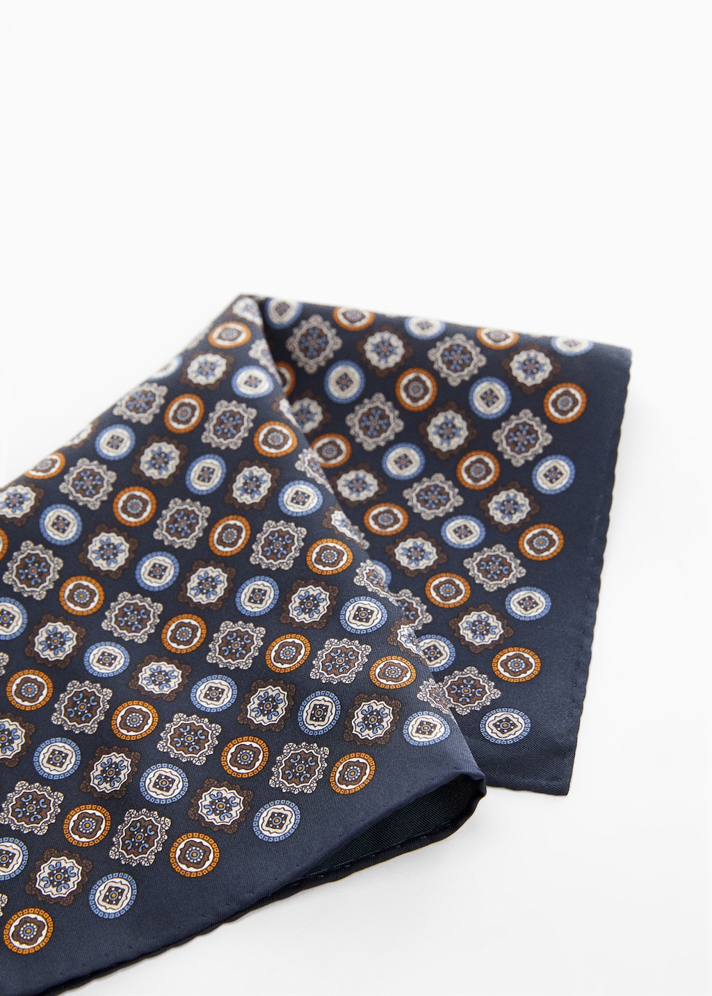 Printed silk pocket square - Details of the article 1