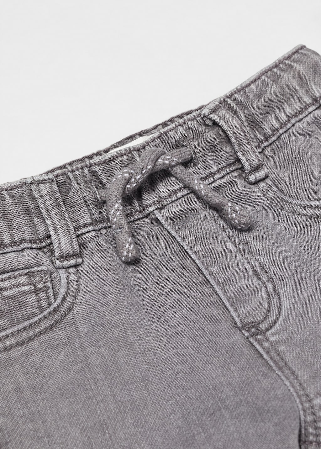 Drawstring waist jeans - Details of the article 8