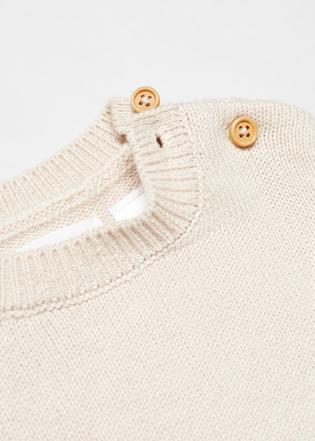 Contrasting knit sweater - Details of the article 0