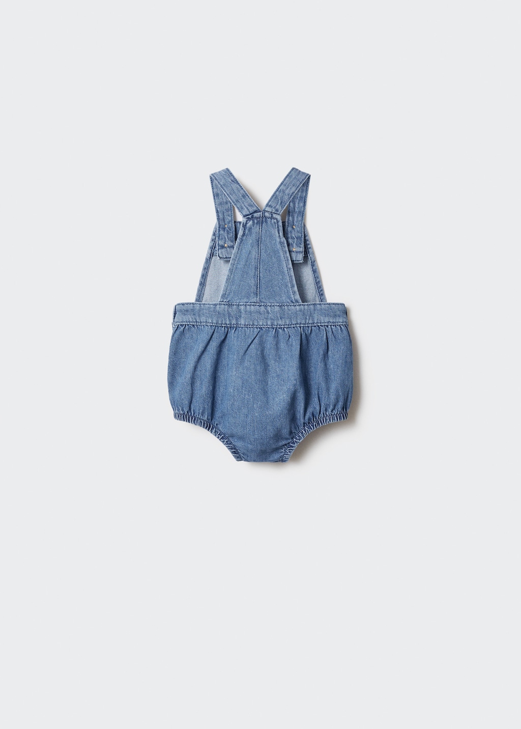 Denim dungarees - Reverse of the article