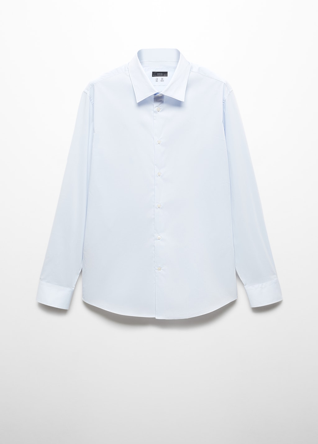 Slim fit stretch cotton shirt - Article without model