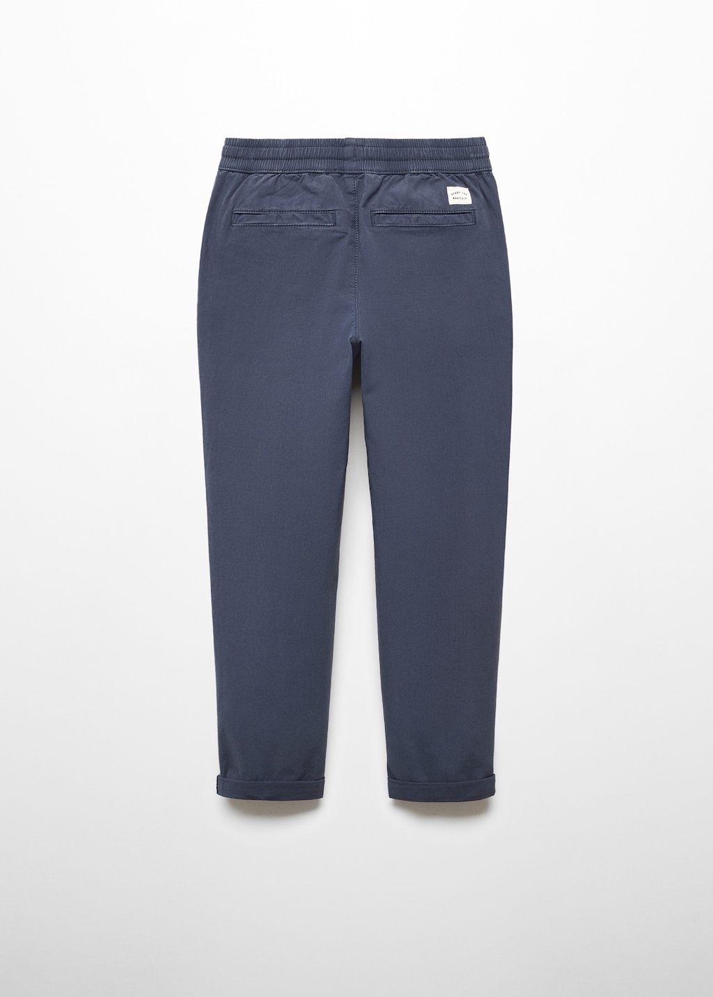 Cotton jogger-style trousers - Reverse of the article