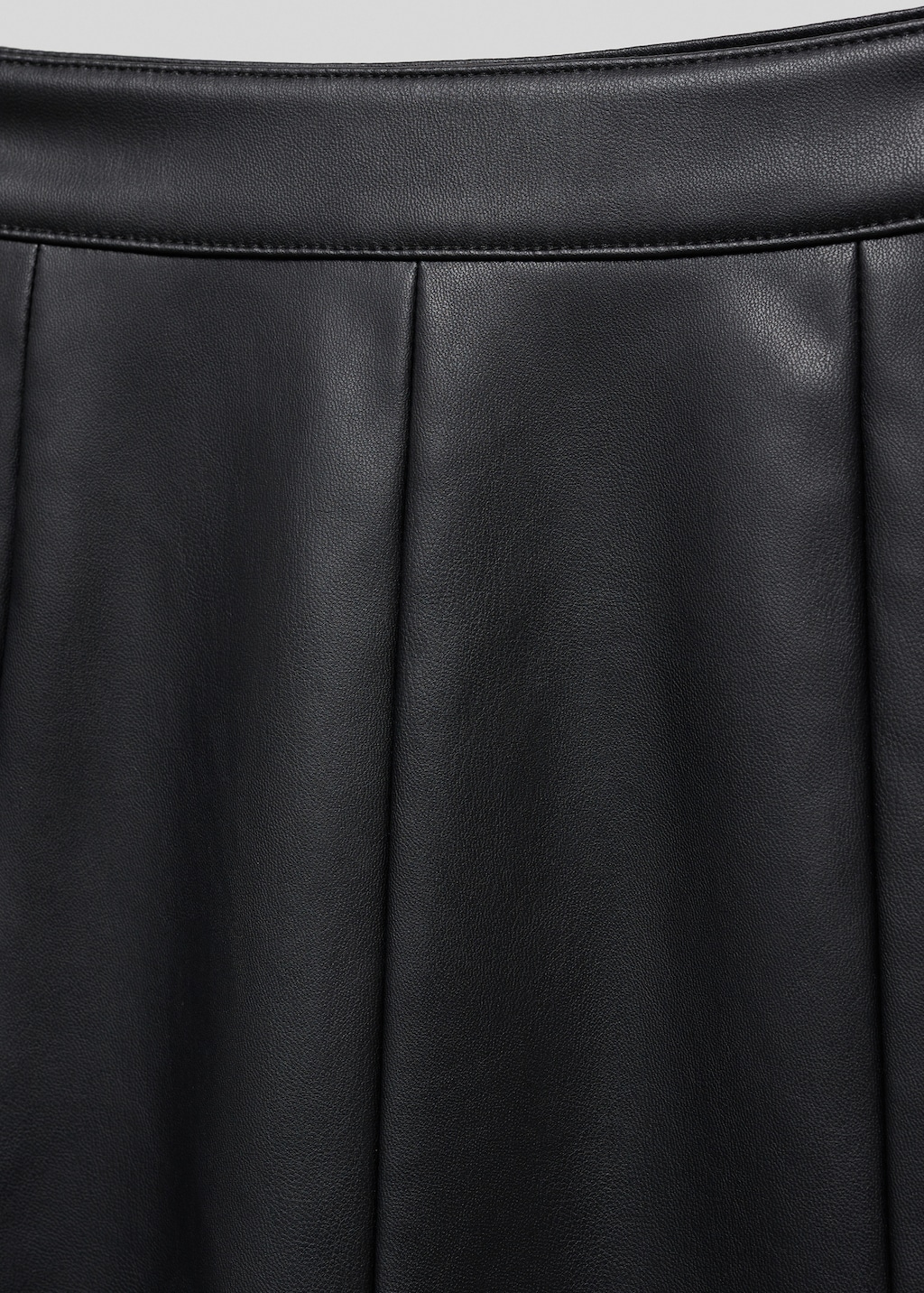 Leather-effect skirt - Details of the article 8