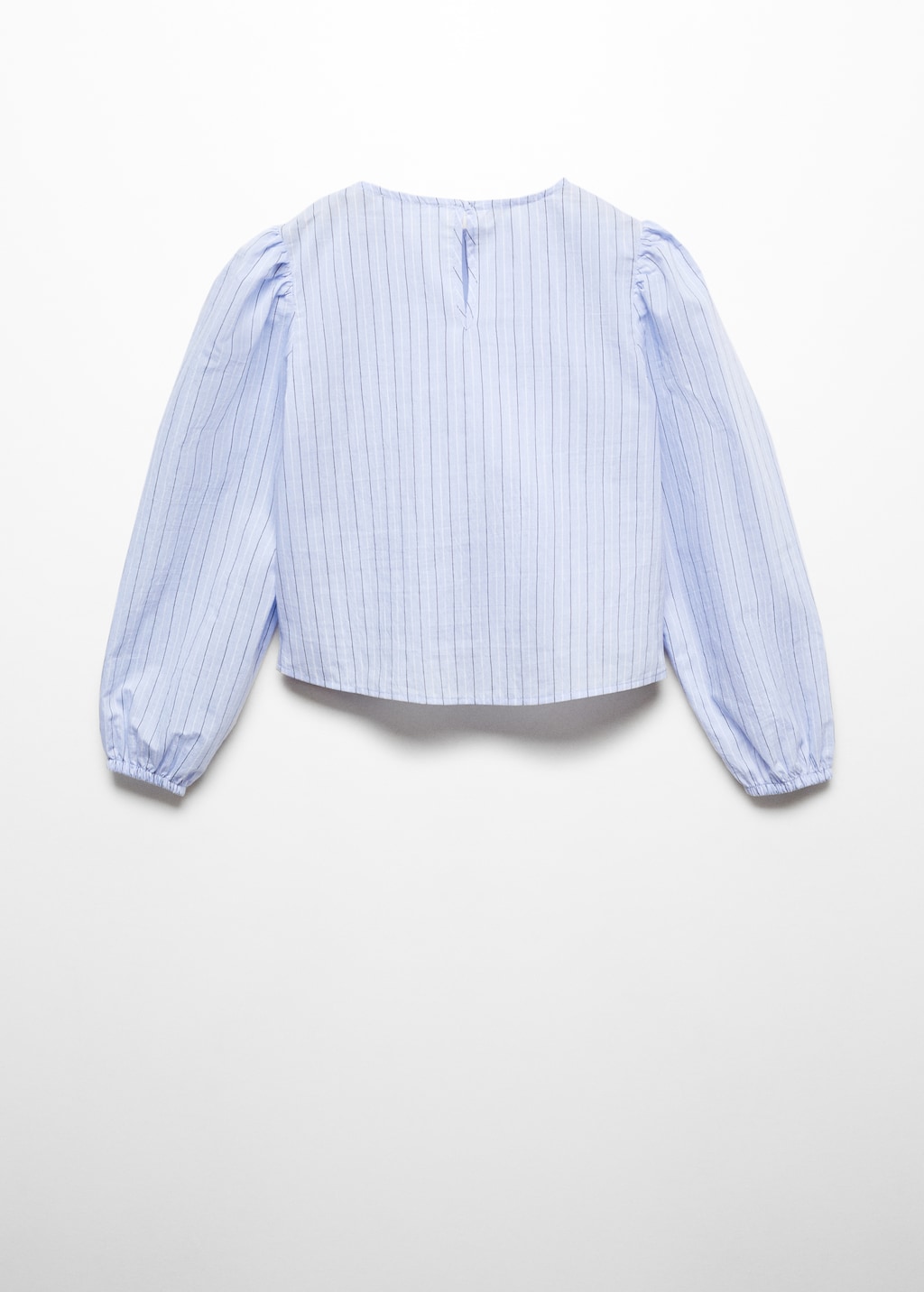 Striped bow blouse - Reverse of the article