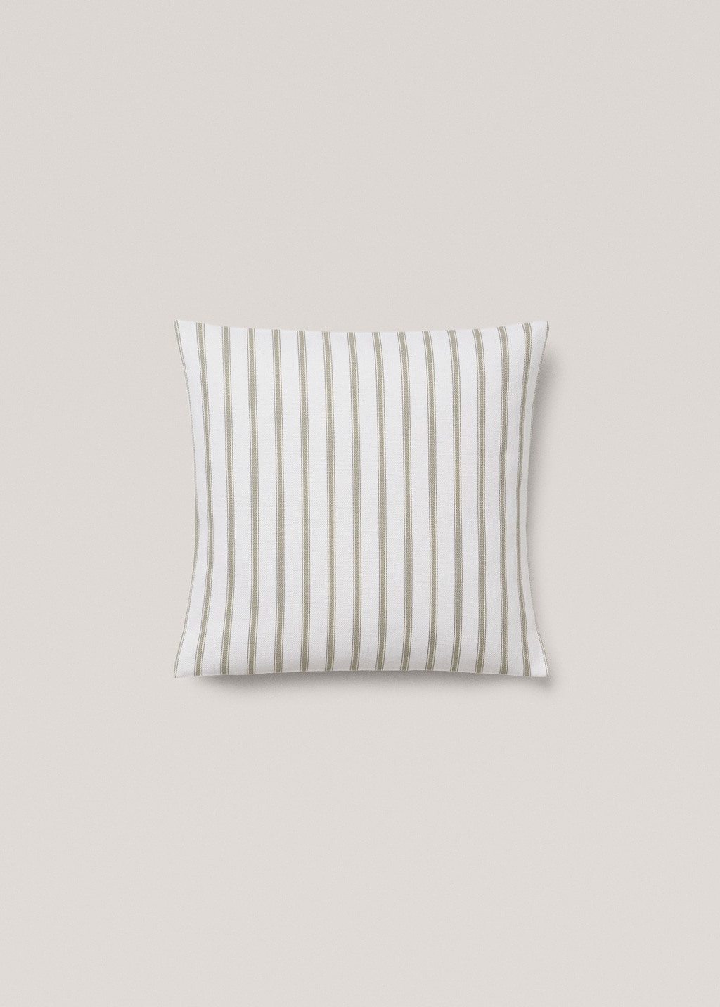 Striped cotton cushion cover 45x45cm - Article without model