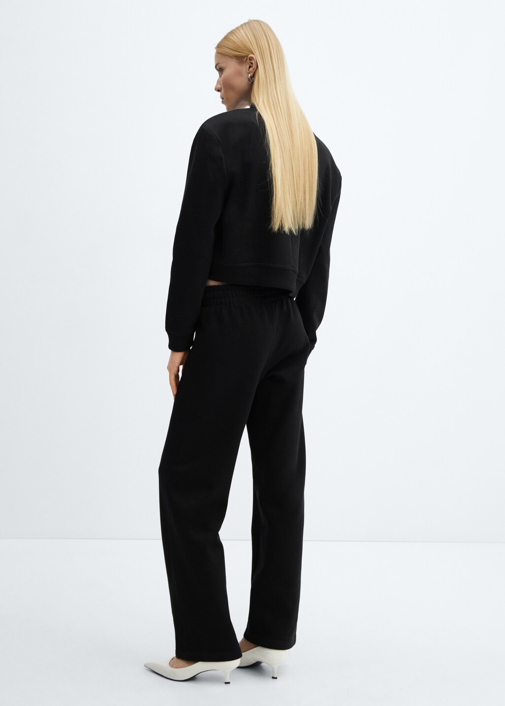 Cotton jogger-style trousers - Reverse of the article