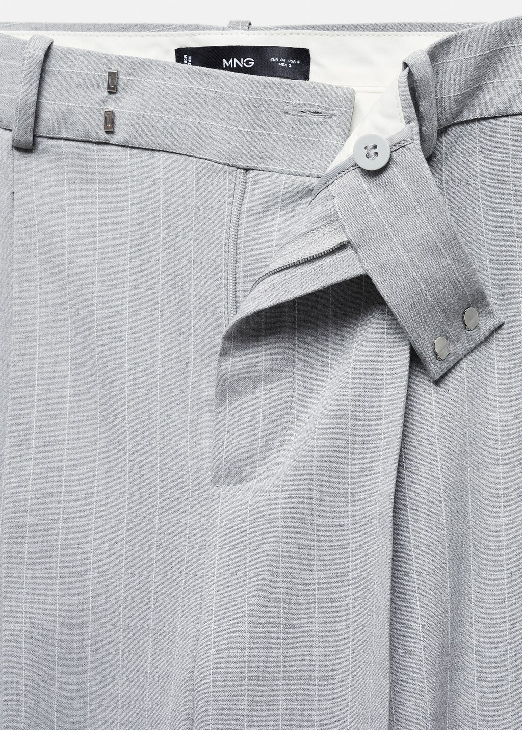 Pinstripe suit trousers - Details of the article 8