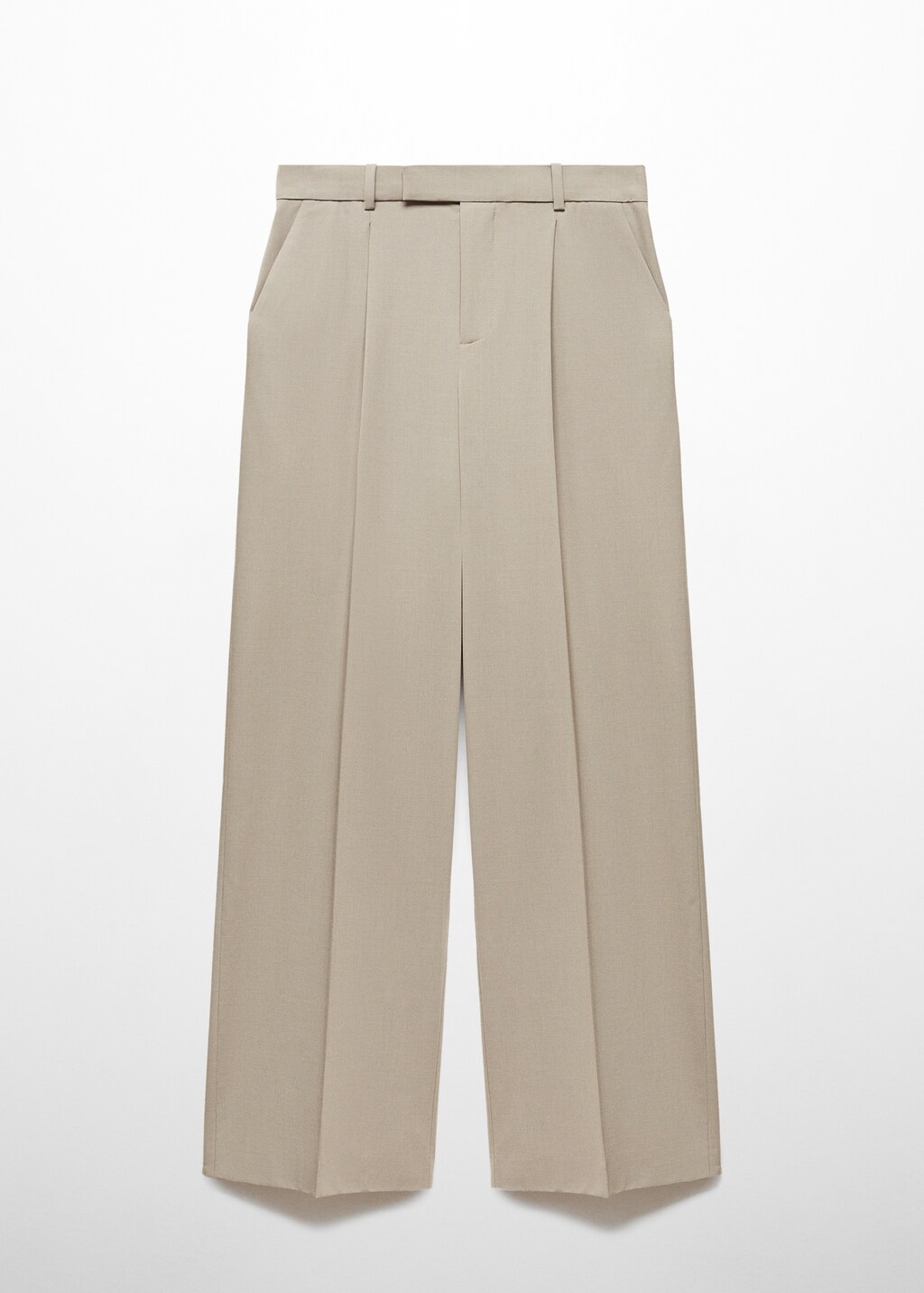 Wideleg pleated trousers - Article without model