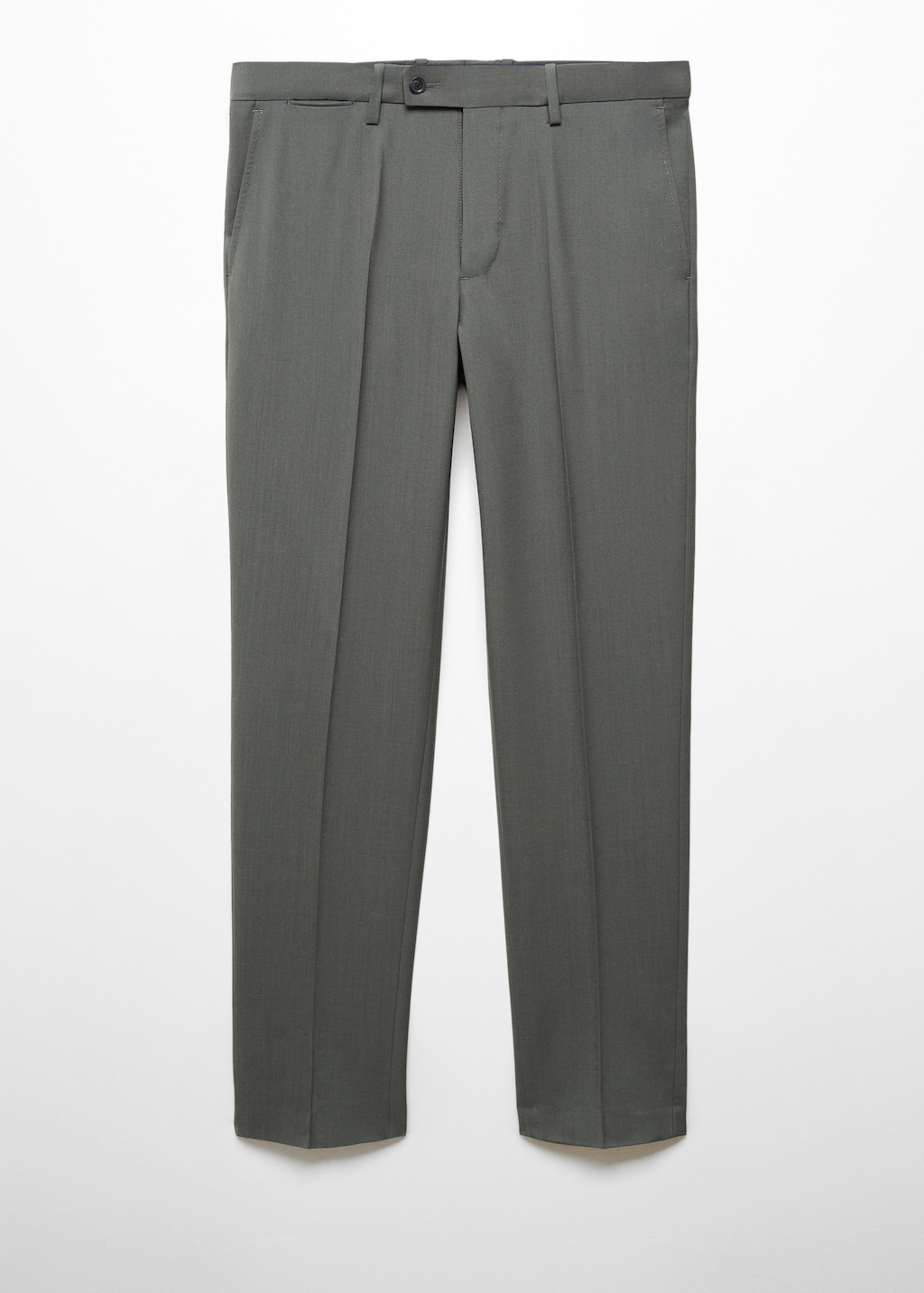 Slim fit wool suit trousers - Article without model