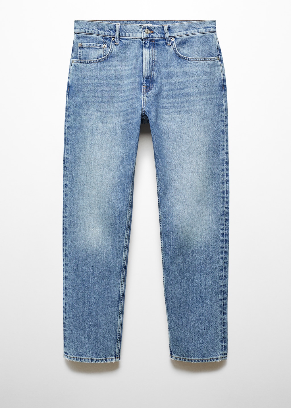 Regular-fit medium-wash jeans - Article without model