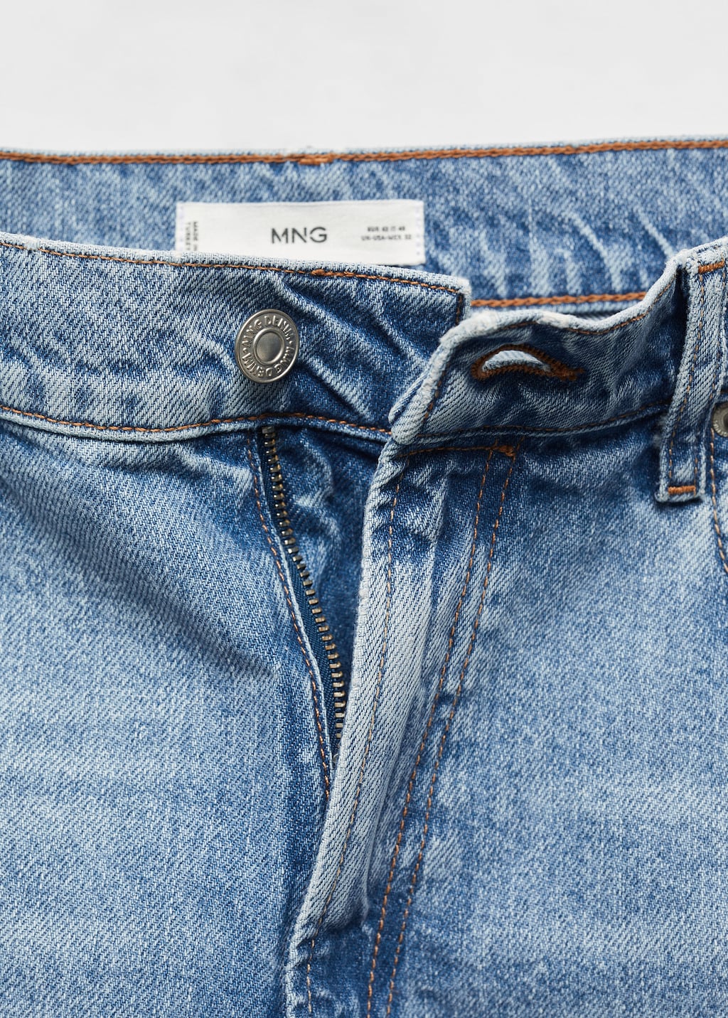 Regular-fit medium-wash jeans - Details of the article 8