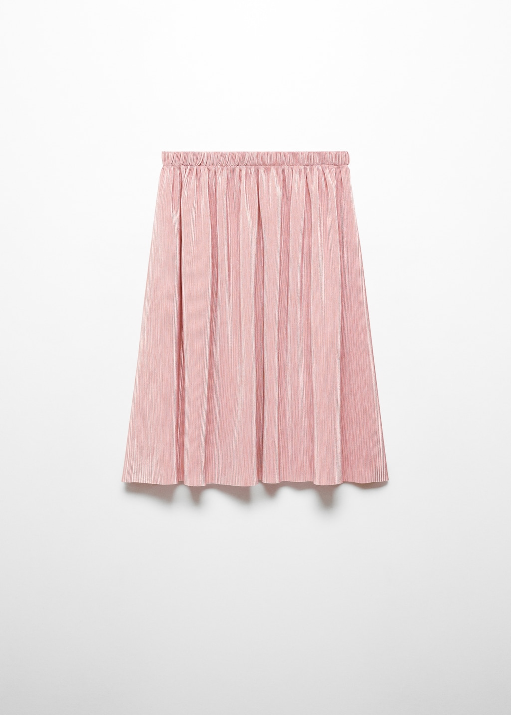 Pleated lurex skirt - Article without model