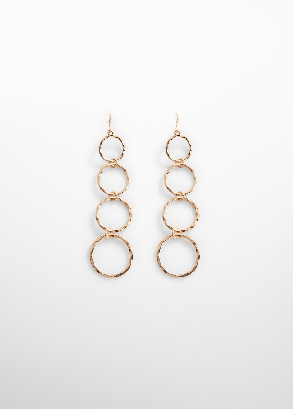 Long circle earrings - Article without model