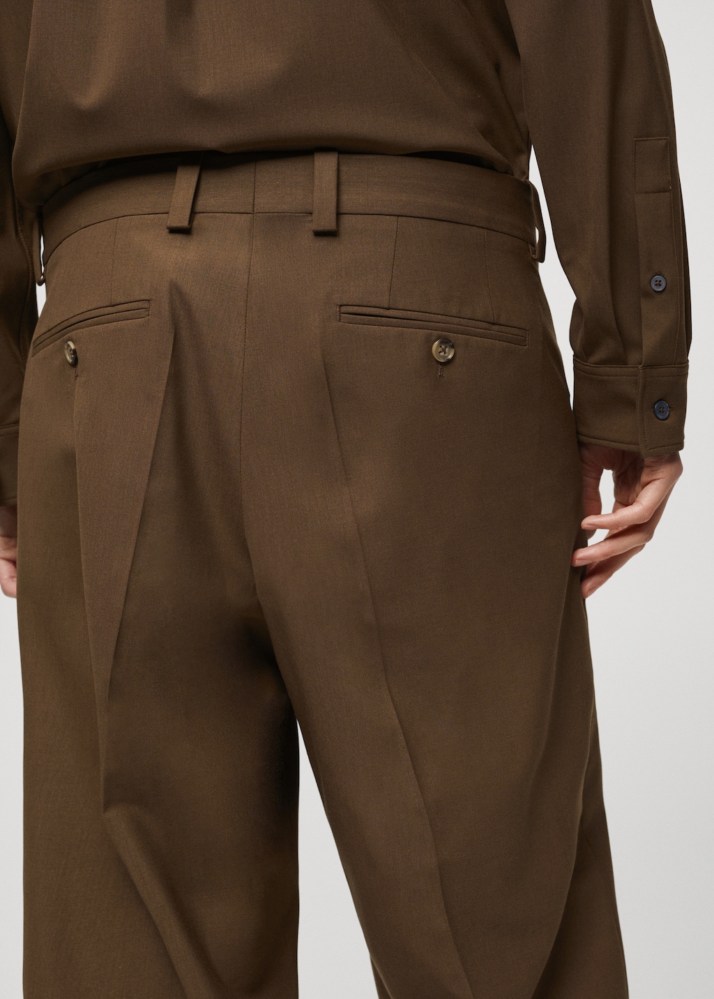 Pantalon costume relaxed-fit pinces - Détail de l'article 6