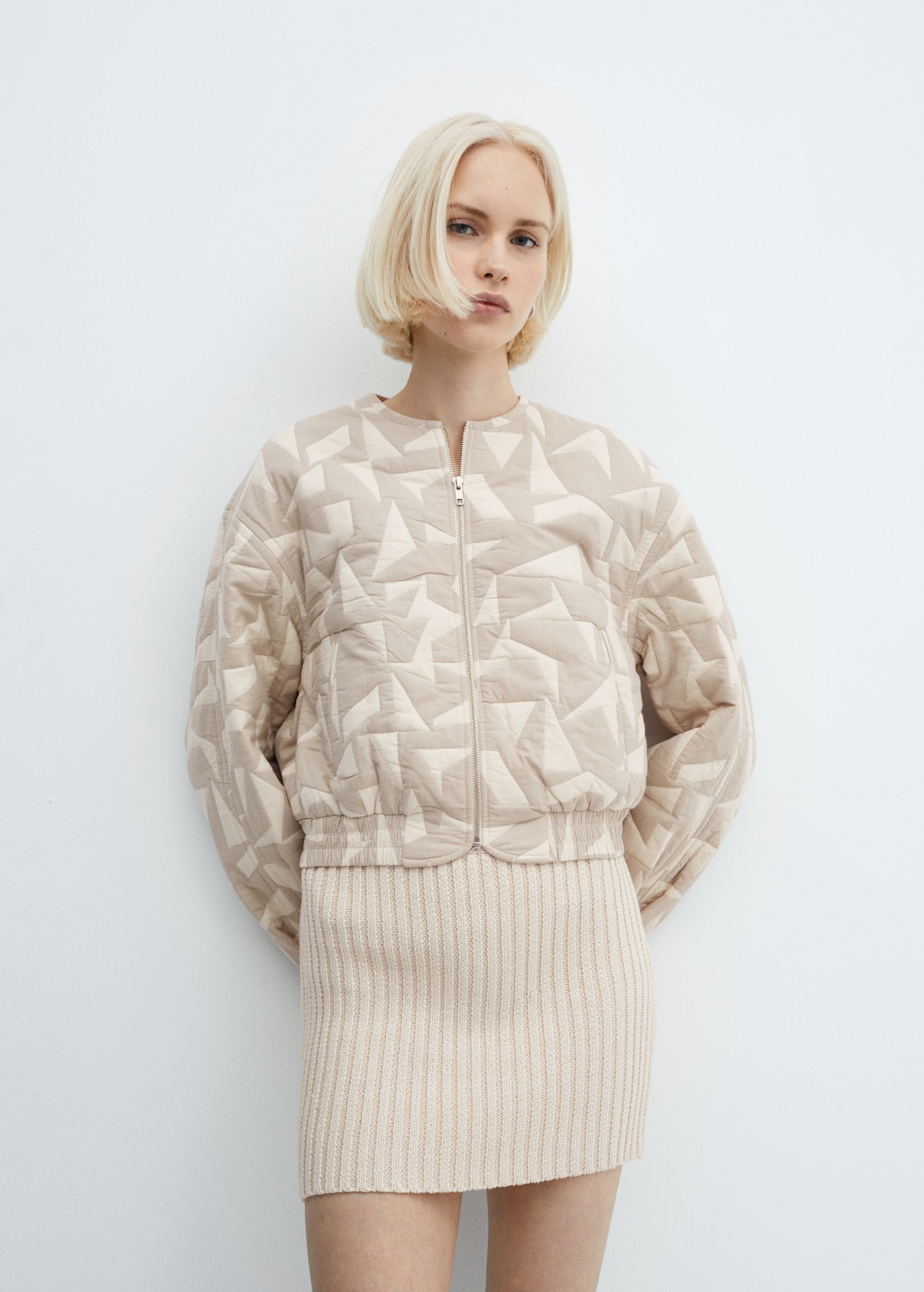 Cotton quilted jacket - Details of the article 6