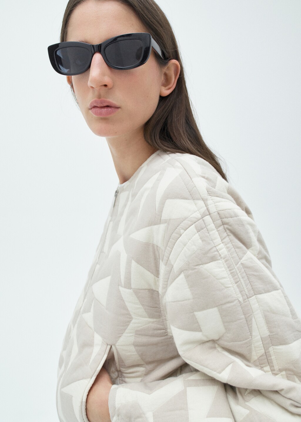 Cotton quilted jacket - Details of the article 7