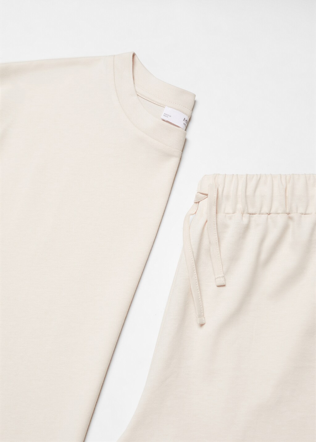 Short two-piece cotton pyjamas - Details of the article 8