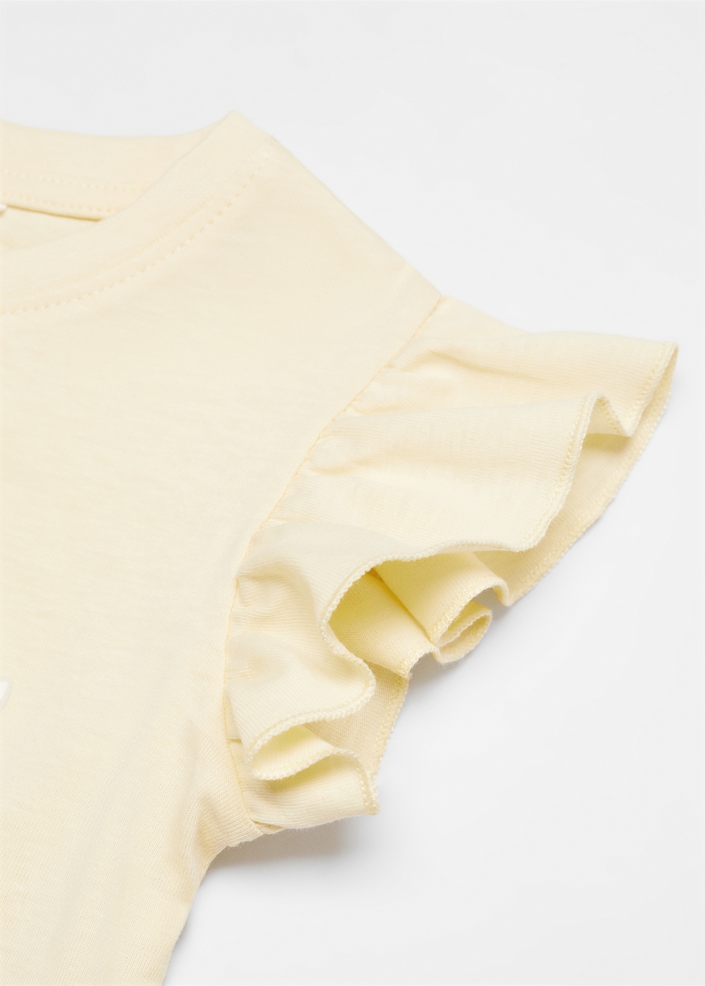 Ruffled printed t-shirt - Details of the article 0