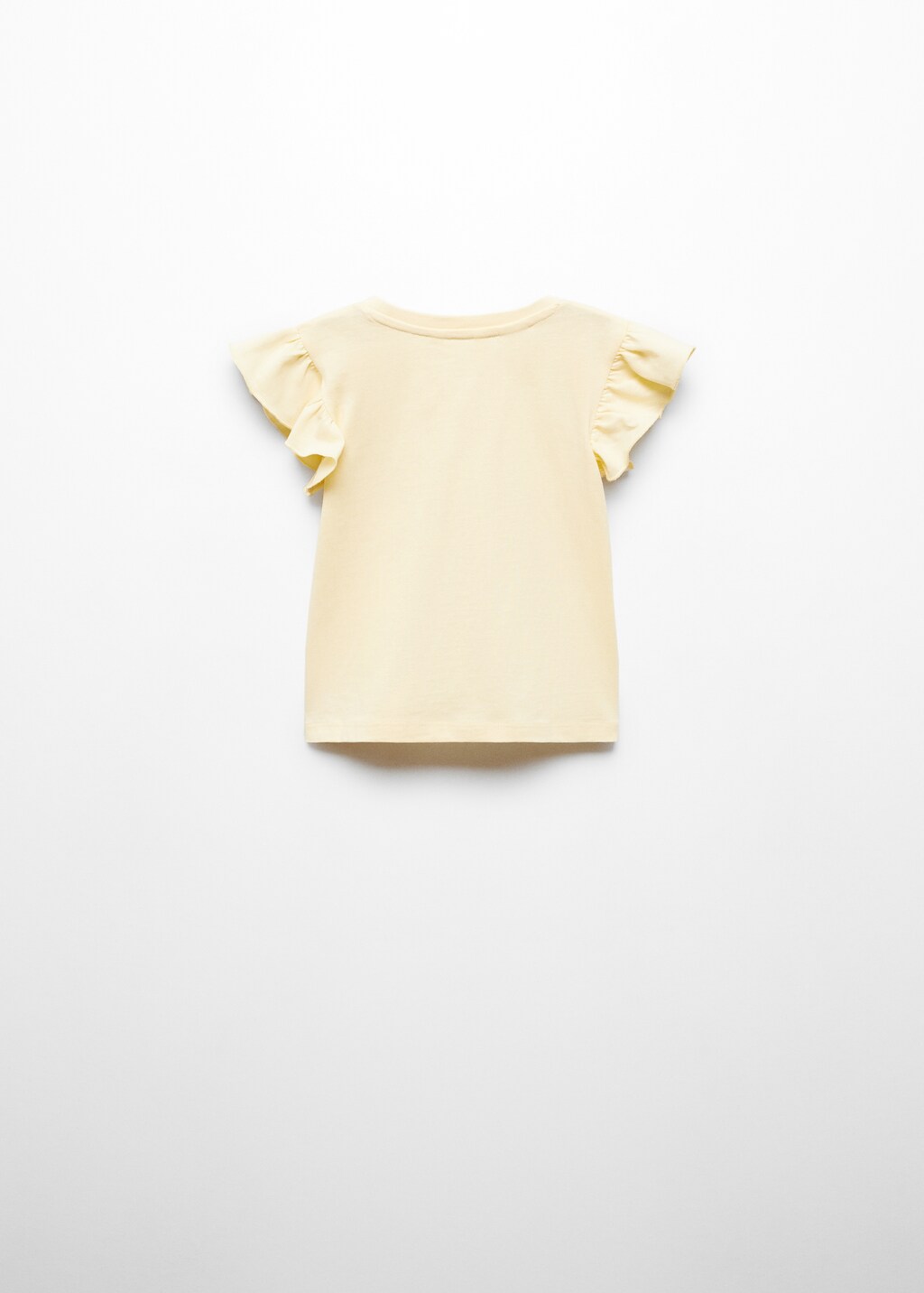 Ruffled printed t-shirt - Reverse of the article