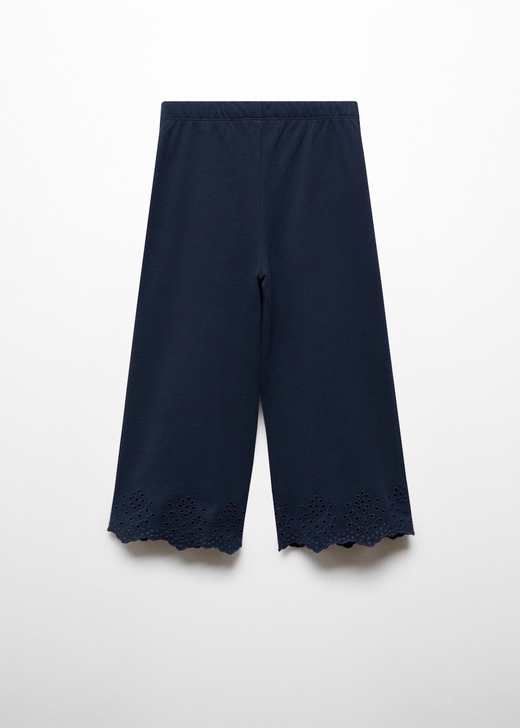 Embroidered cotton trousers - Reverse of the article