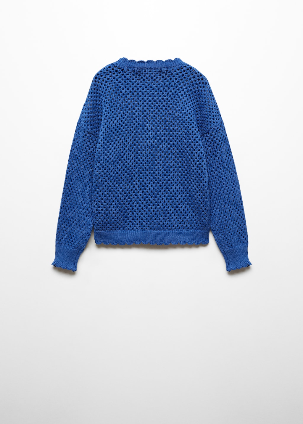 Openwork knit sweater - Reverse of the article