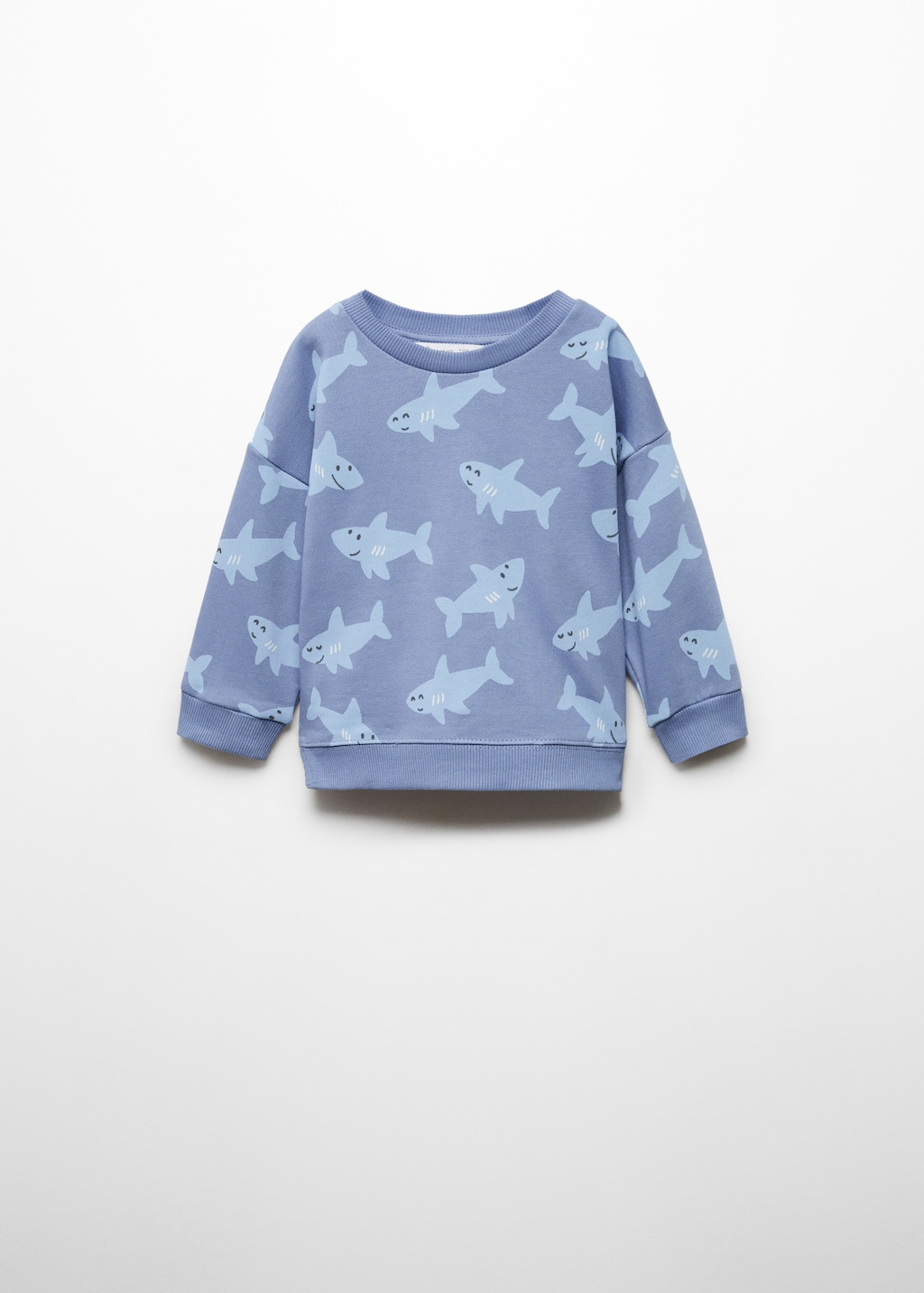 Shark print sweatshirt