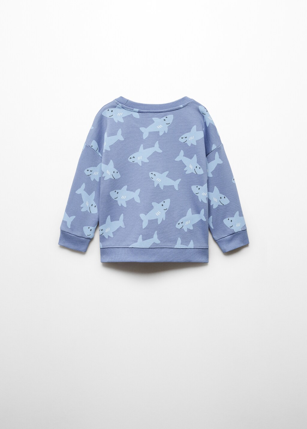 Shark-print sweatshirt - Reverse of the article