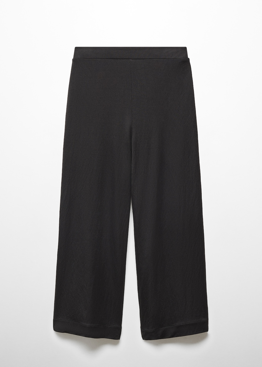 Elastic waist crop trousers - Article without model