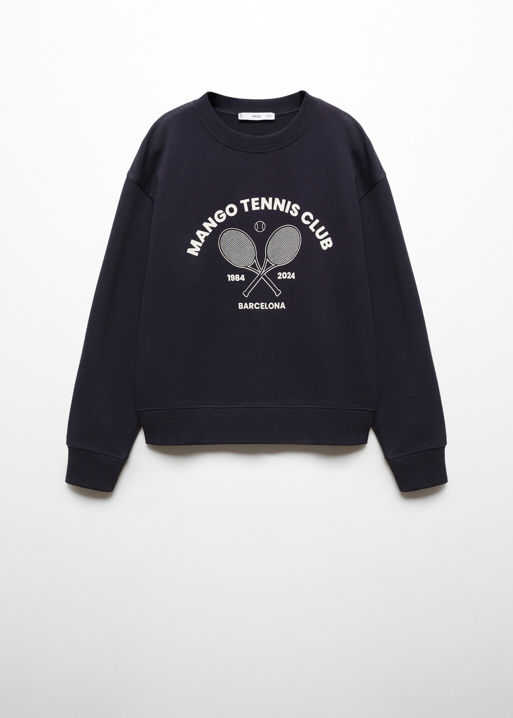 Printed message sweatshirt - Article without model