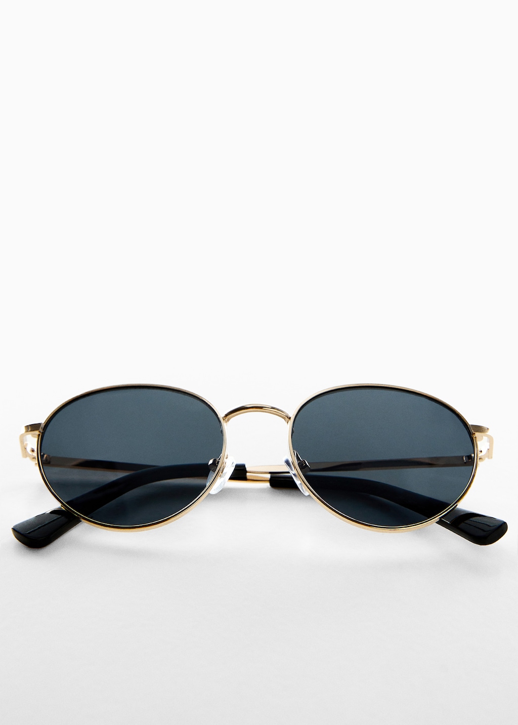 Round metal-rimmed sunglasses - Details of the article 6