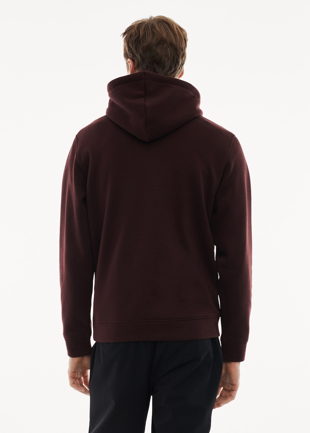 Breathable structured sweatshirt - Reverse of the article