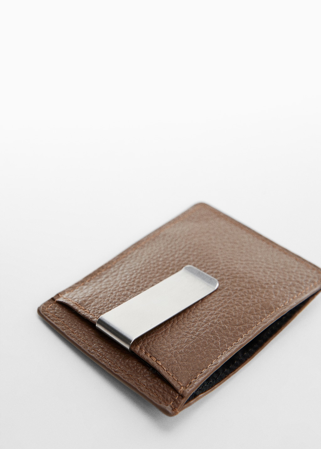 Anti-contactless peaked card holder - Medium plane