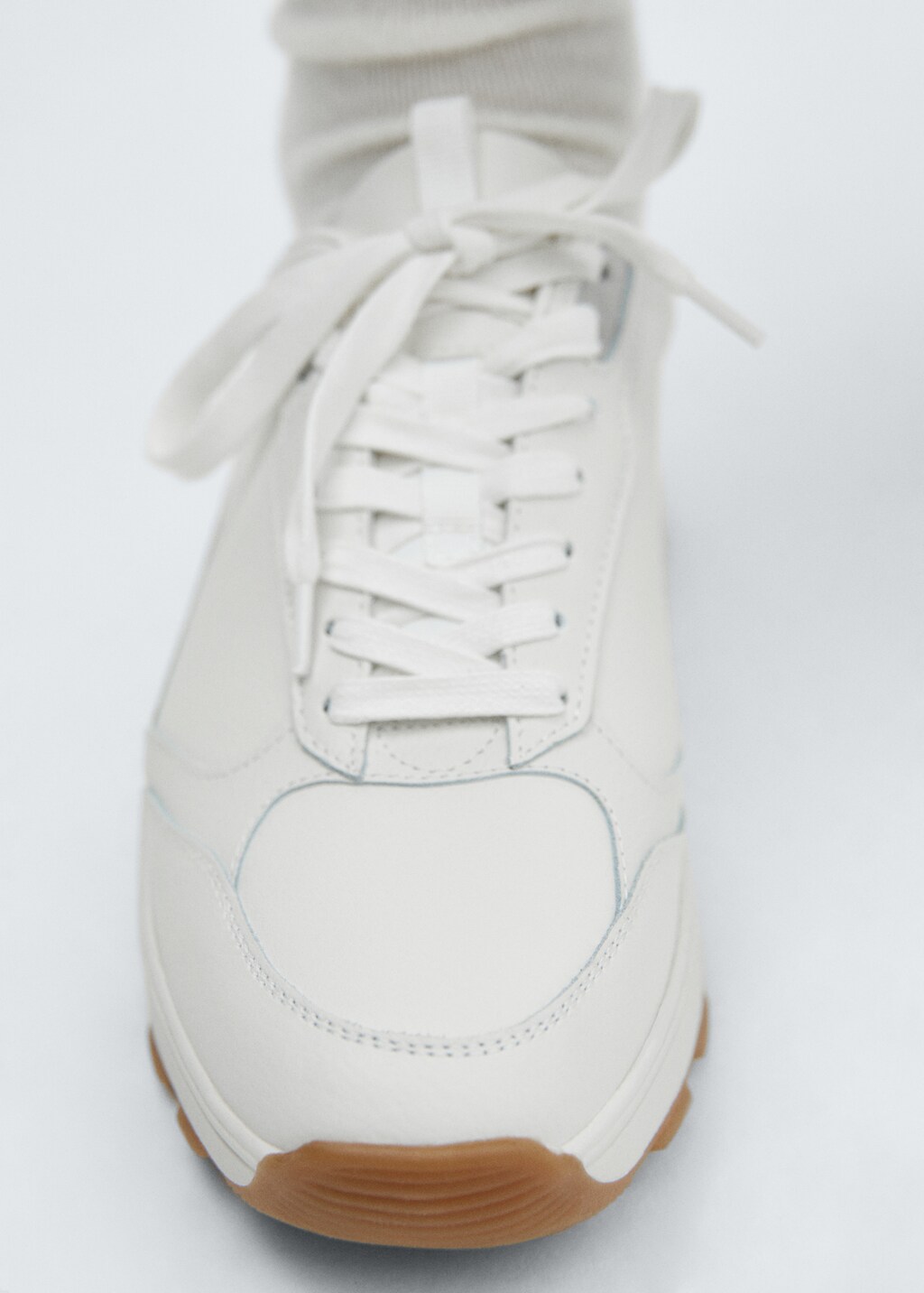 Lace-up leather sneakers - Details of the article 9