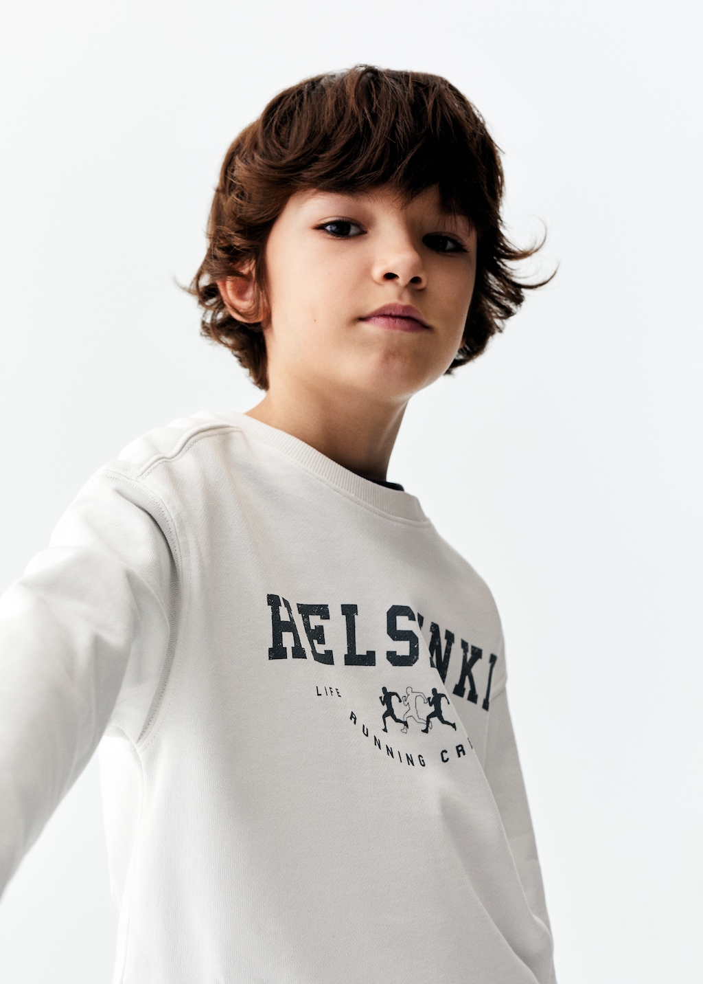 Message cotton sweatshirt - Details of the article 1