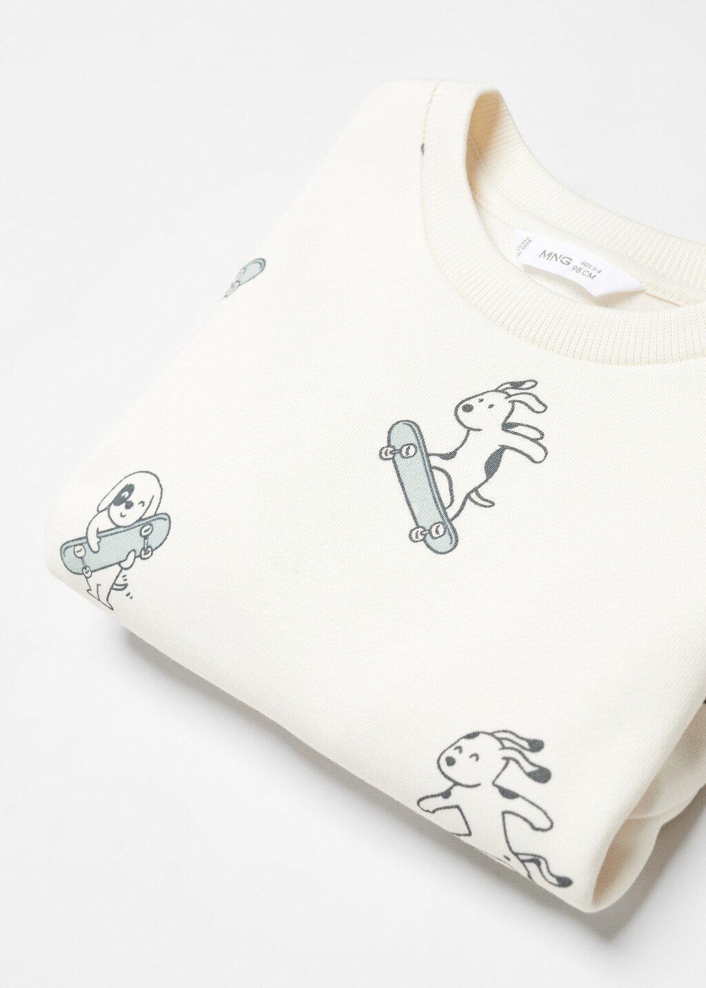 Printed cotton sweatshirt - Details of the article 8