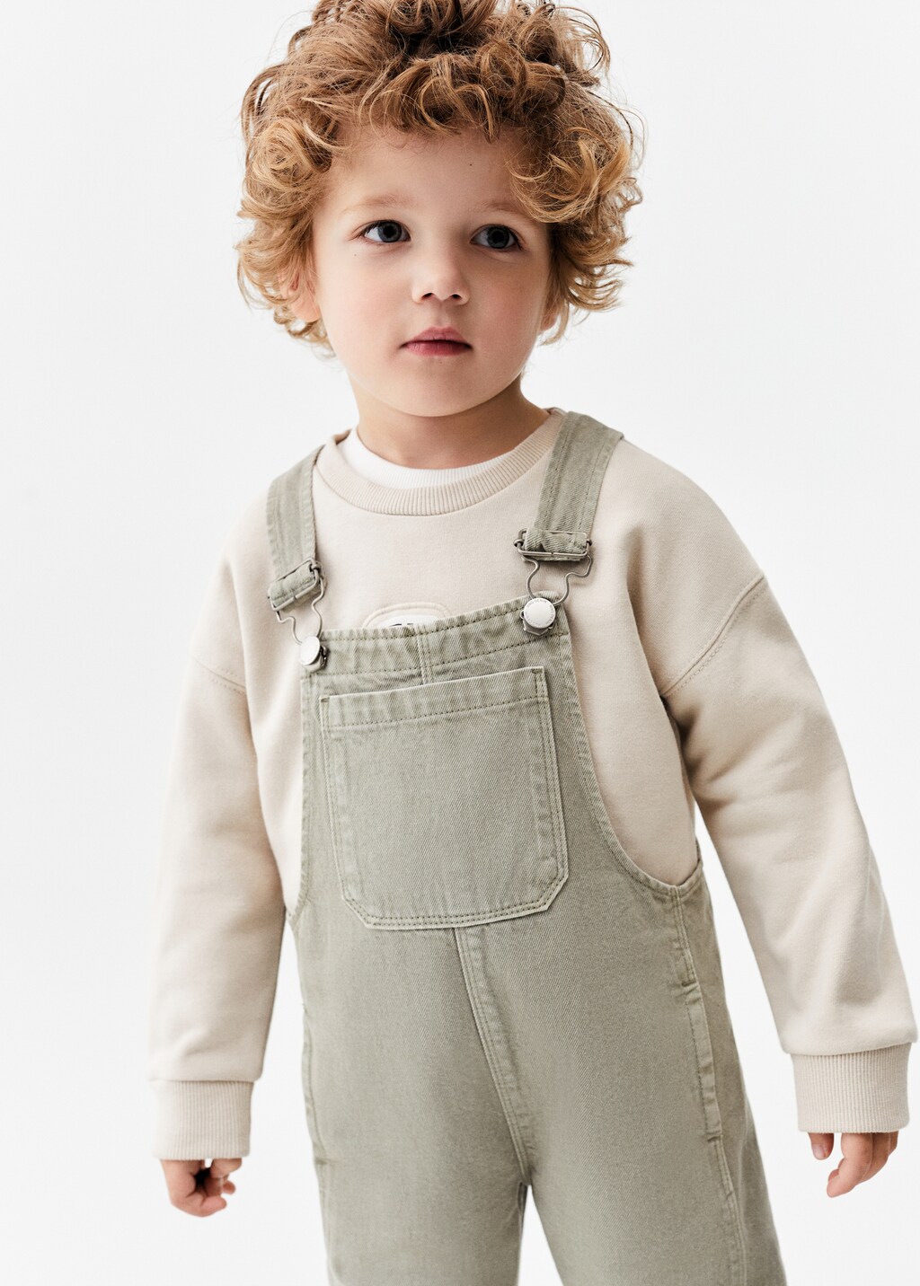 Cotton dungarees - Medium plane