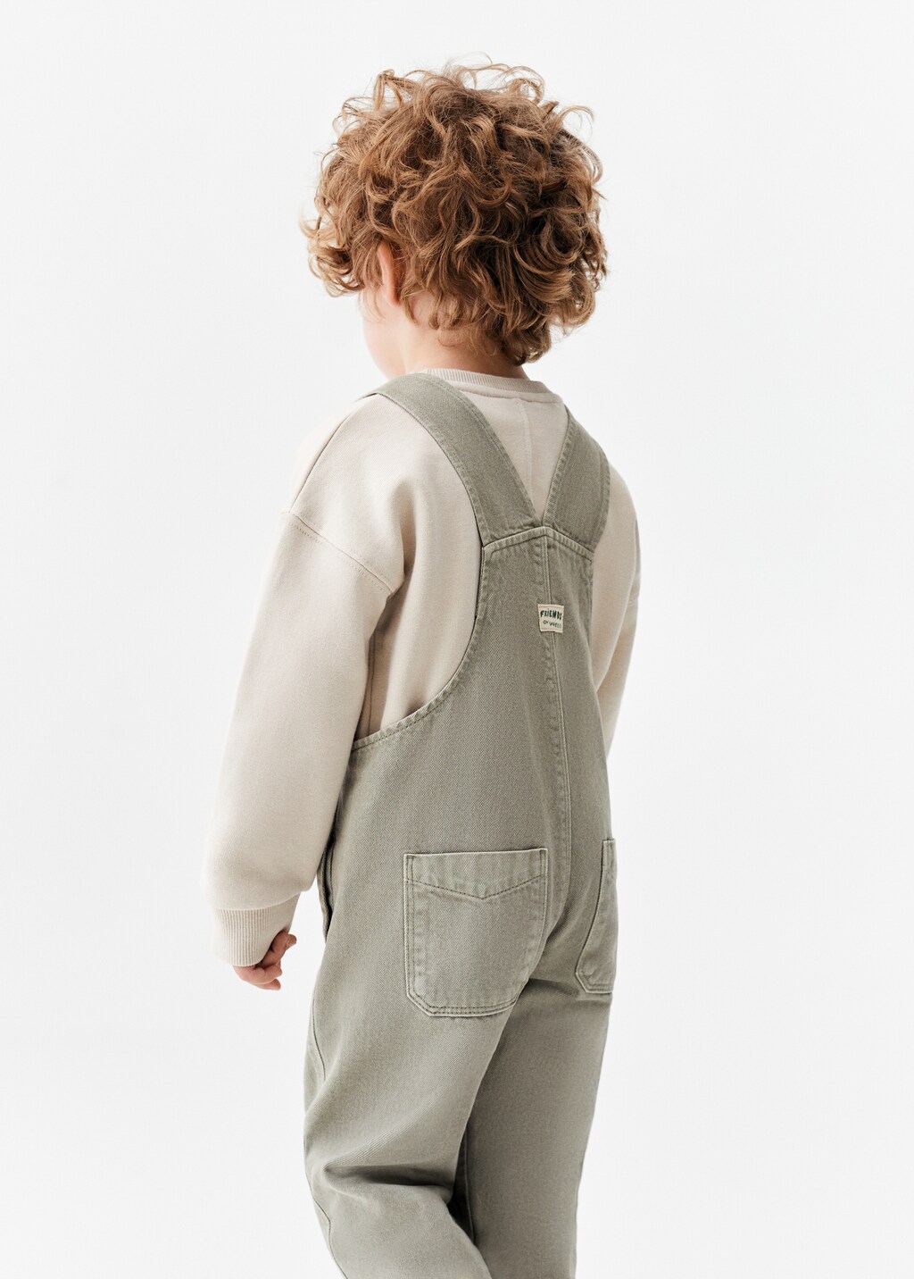 Cotton dungarees - Reverse of the article