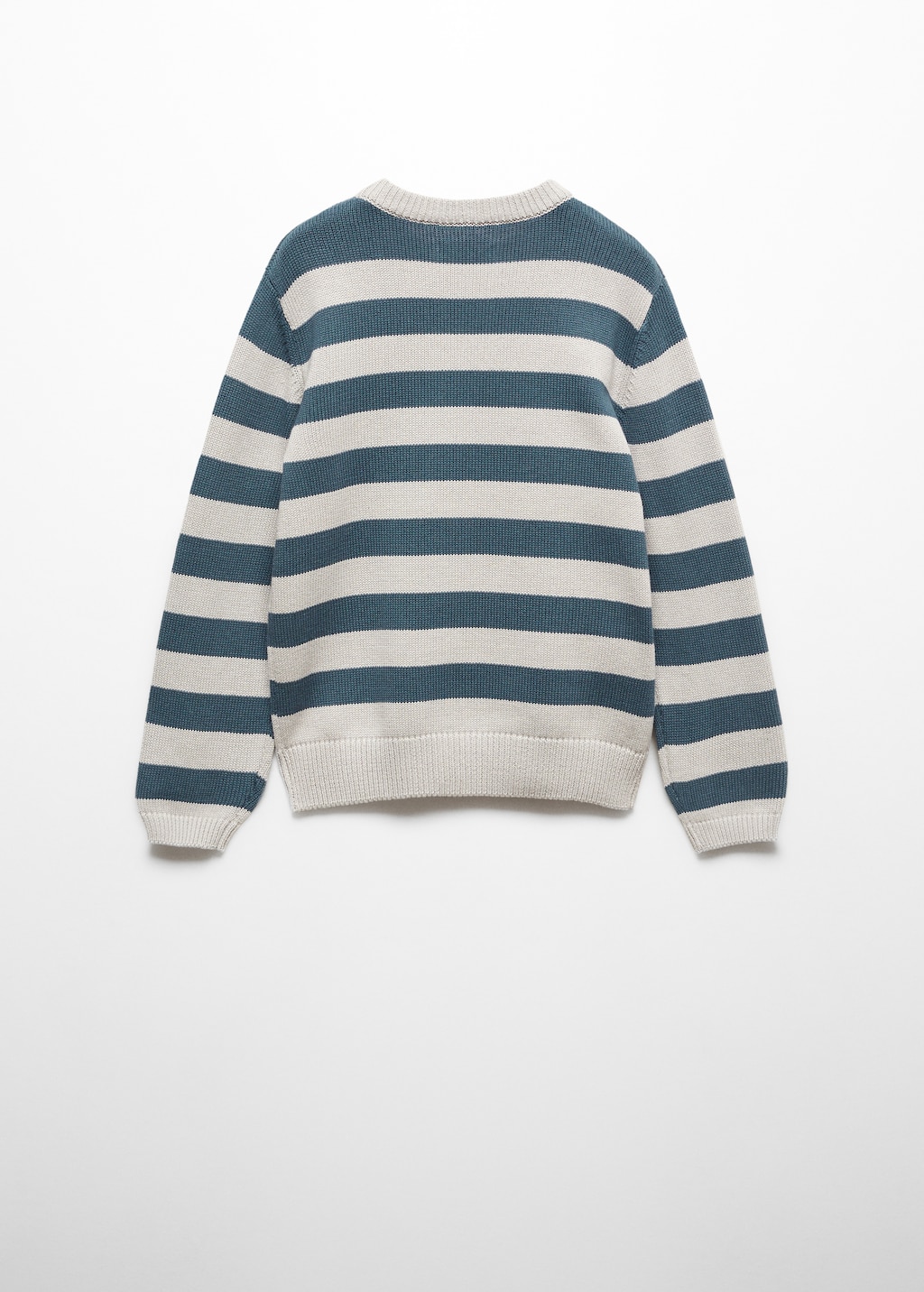 Knit striped sweater - Reverse of the article