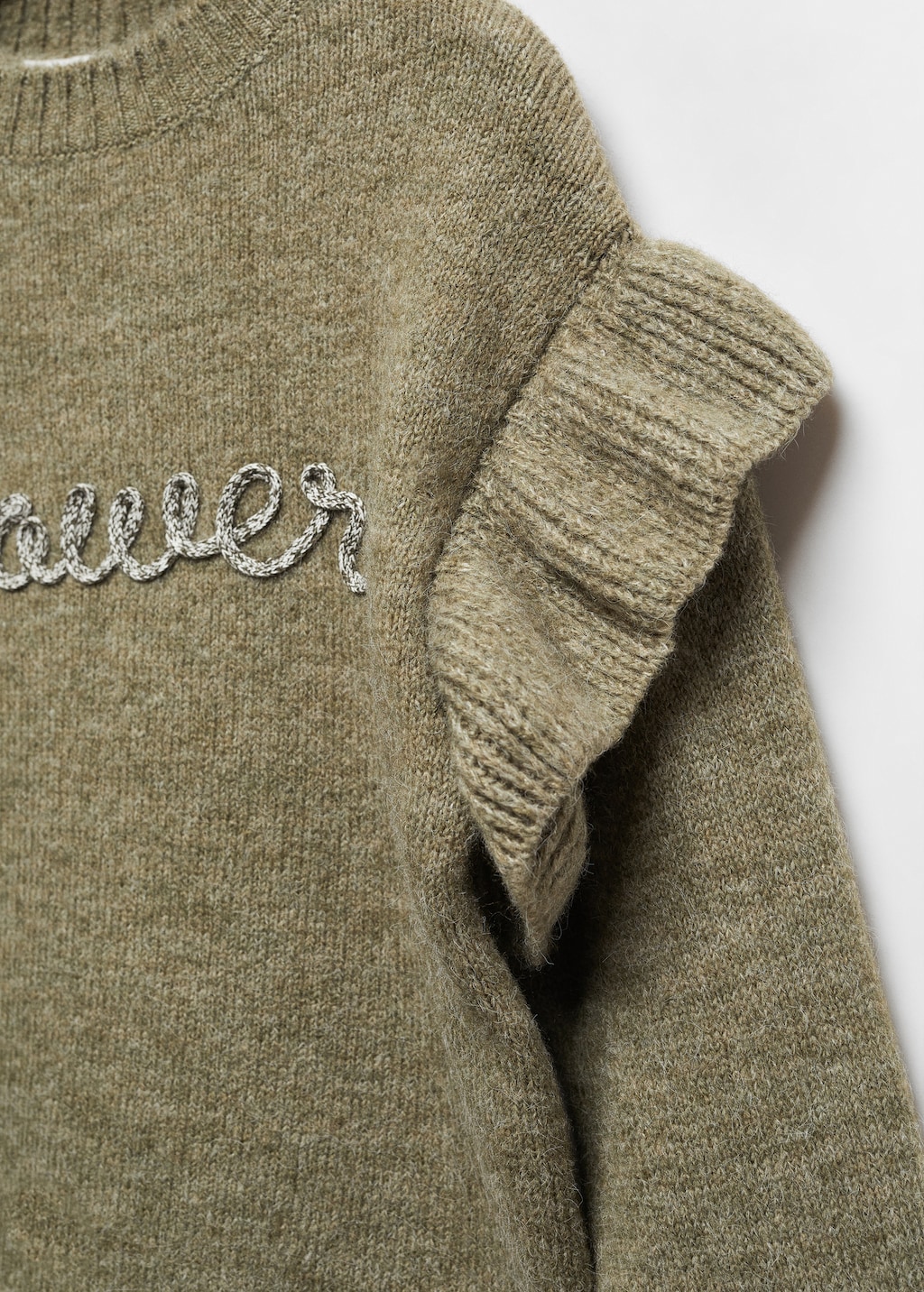 Embroidered message sweater - Details of the article 8