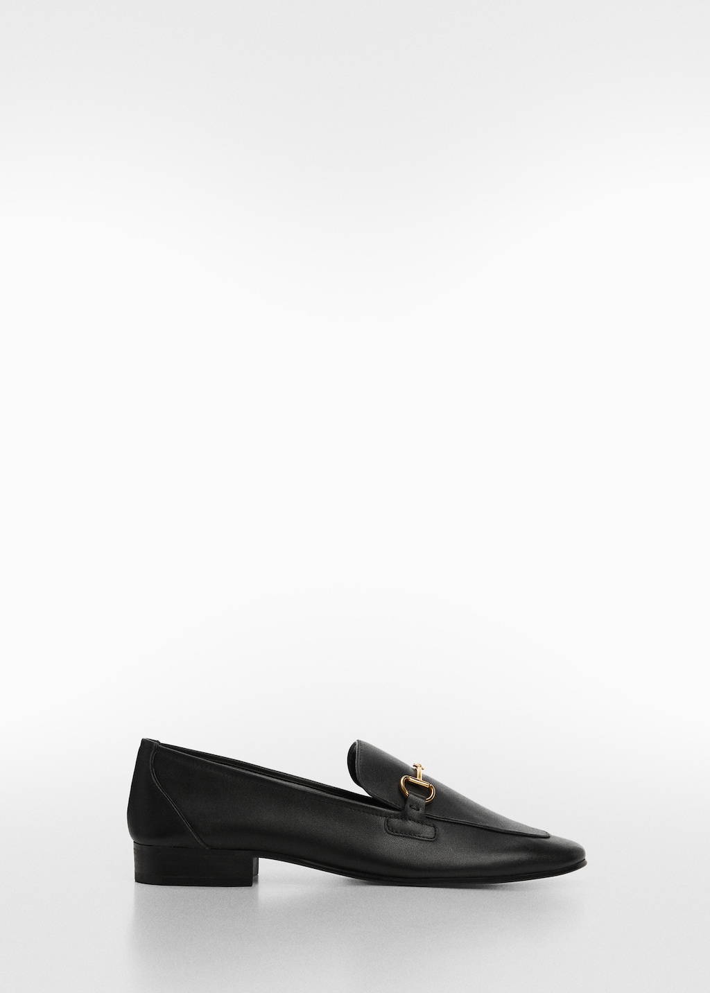 Leather loafers with metallic detail - Article without model